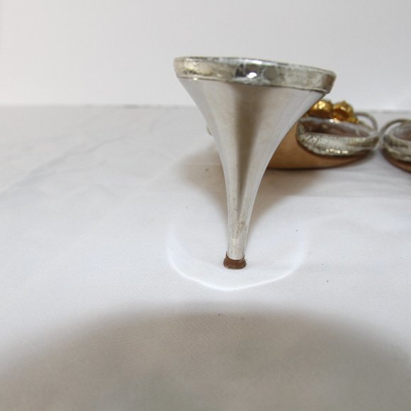 Giuseppe Zanotti Design 39.5 crystal embellished sandal heels coquette soft girl - Picture 5 of 9